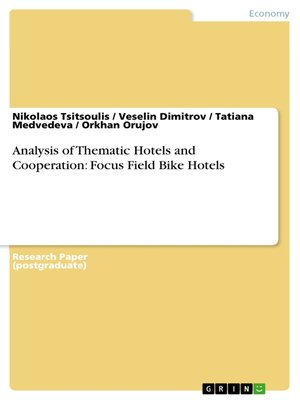 cover image of Analysis of Thematic Hotels and Cooperation